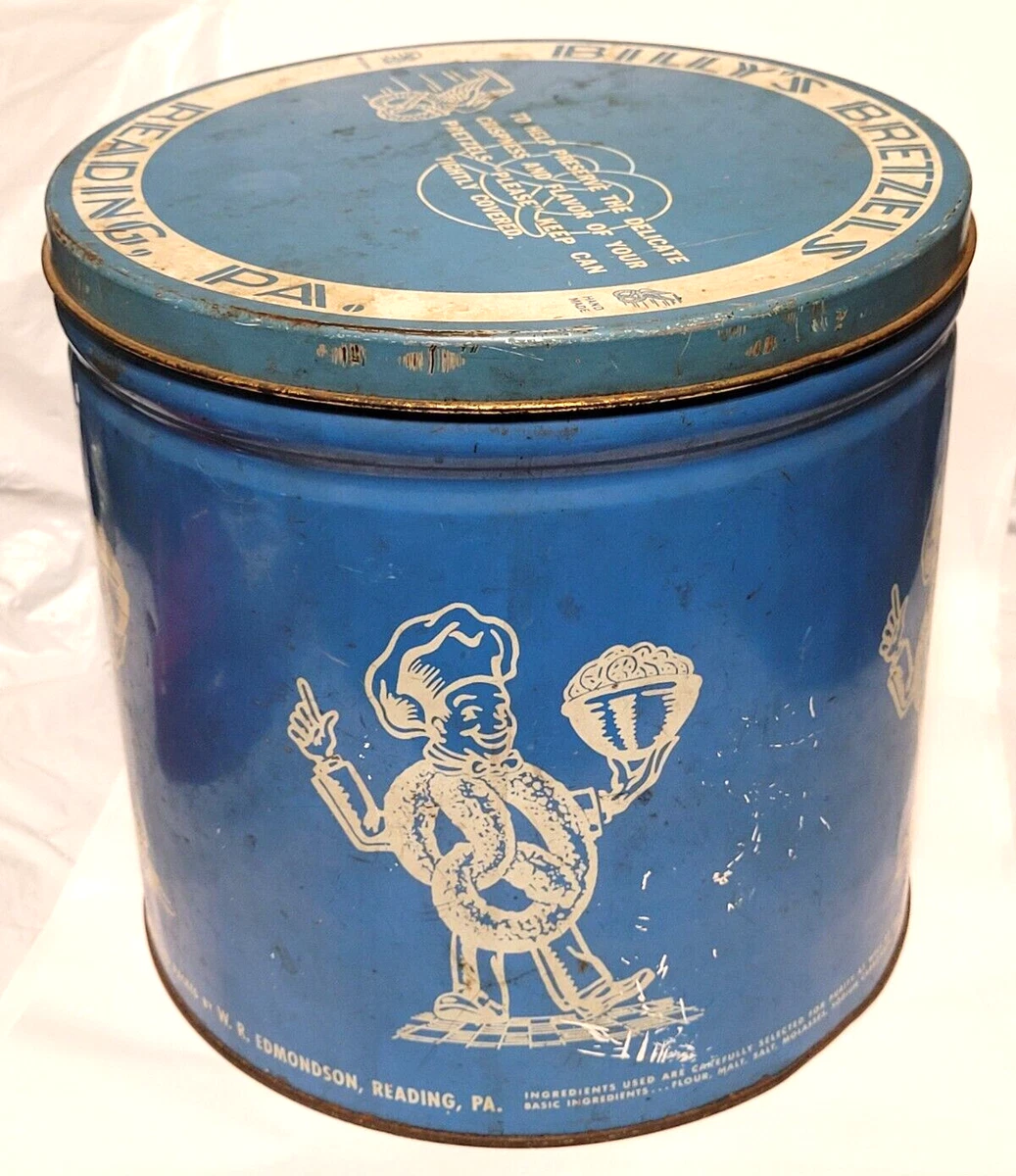 Billy's Pretzels アンティーク缶 1931年 pretzel tin products for sale | eBay