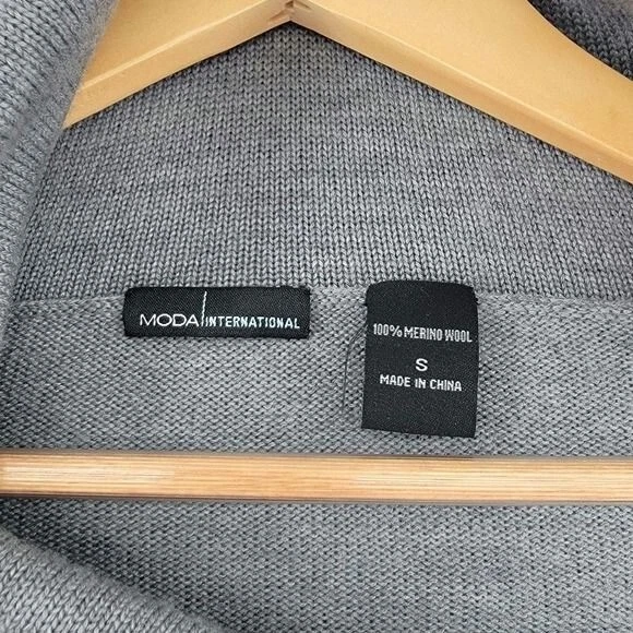 UNDERCOVER Abito Maglione Moda International Vintage Victoria Secret Catalogo Grigio Piccolo Nuovo senza etichette