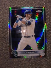 2022 Topps Chrome Base Prism #92 Mitch Haniger - Seattle Mariners
