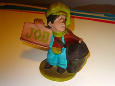 JOB ROLLING PAPERS VINTAGE 1970's HEADSHOP COUNTER TOP 8'' STORE DISPLAY -RARE!