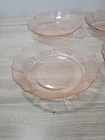 4pc Macbeth Evans American Sweetheart Pink Depression Glass Bowls