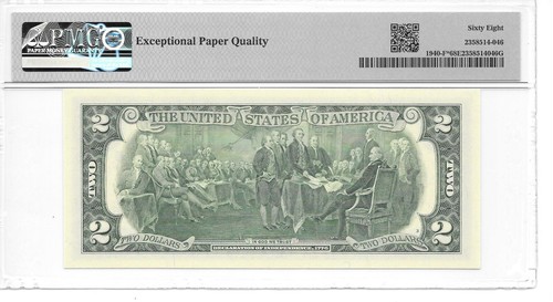 2013* $2 Atlanta Star FRN (F* Block) PMG 68 EPQ Superb Gem Uncirculated - Picture 24 of 24