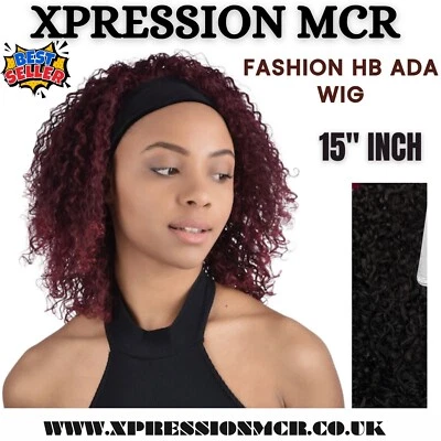 Sleek Fashion Idol 101 synthetische HB ADA mit schwarzem Band Perücke 15" Zoll UK Verkäufer