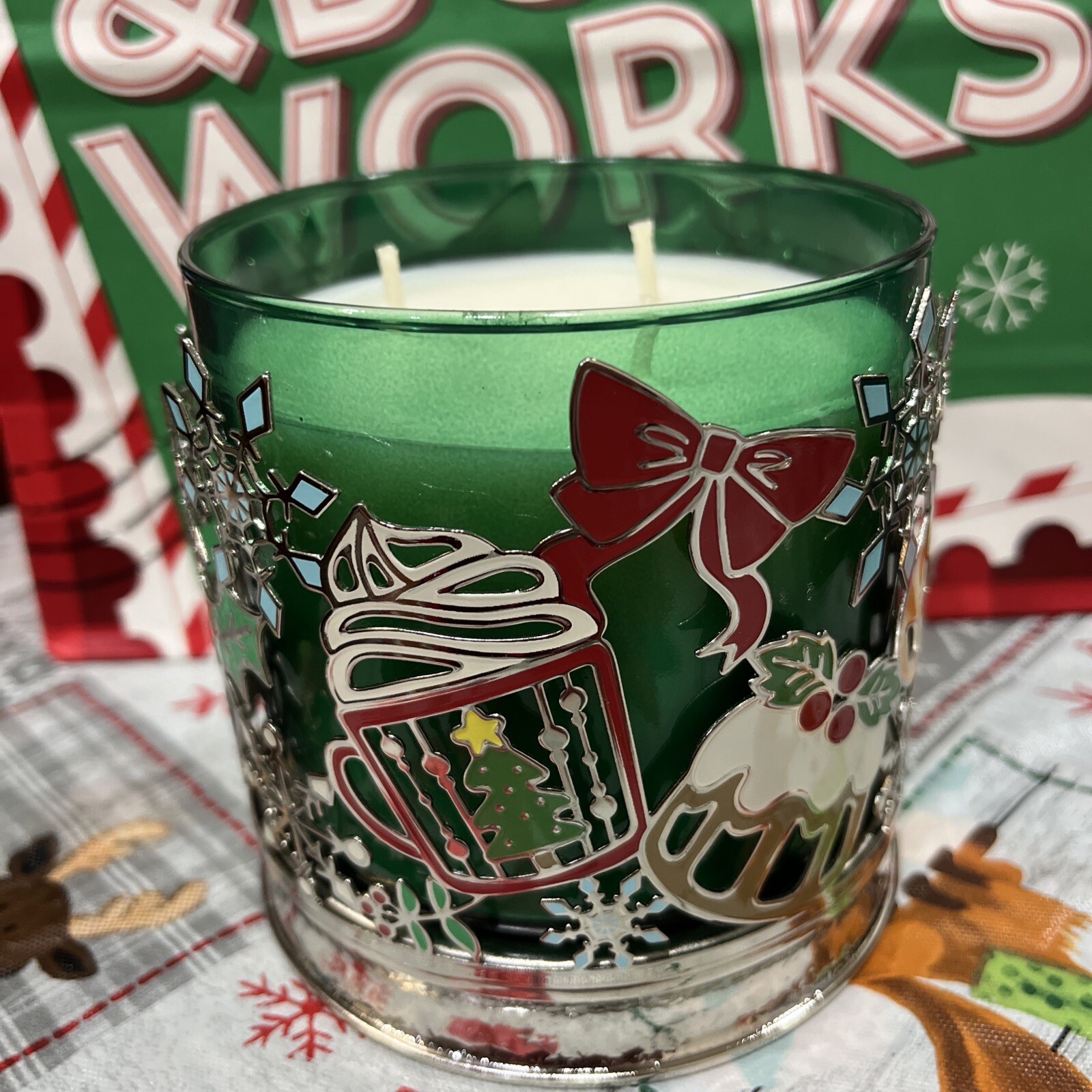 Bath & Body Works HOLIDAY TEA PARTY 🫖 3 Wick Luminary CANDLE HOLDER