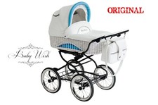 SCARLETT Carrozzina RETRO Vimini Moda Bambino 3in1 CARROZZINA + PASSEGGINO + SEGGIOLINO AUTO