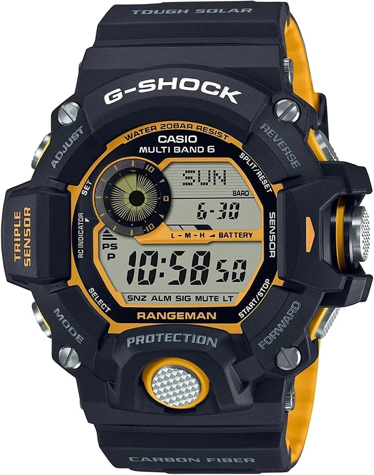Orologio Uomo Casio G-SHOCK GW-9400YJ-1JF Master of G RANGEMAN Solare Digitale LIMITATO - Immagine 2 di 4