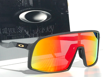 NEW Oakley SUTRO Matte Grey Carbon POLARIZED Galaxy Magenta Lens