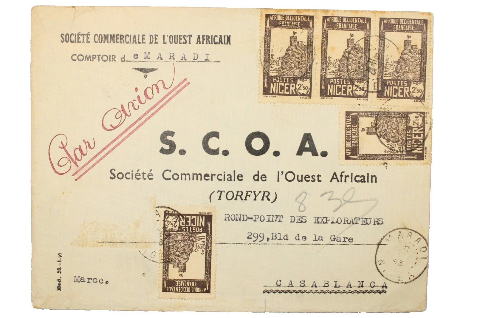 Estampillas de cubierta de Nigeria