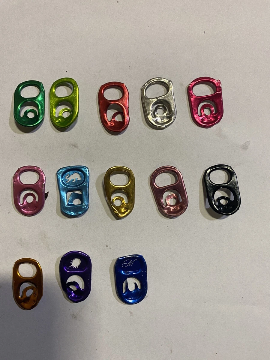 500 LIME GREEN oR ANY COLORS ALUMINUM CAN TABS ASSORTED PULL TABS