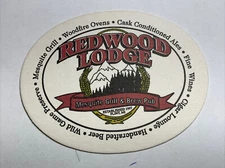 Craft Beer Coaster ￼￼ Redwood Large, Brewery, Flint, Michigan Brew Pub