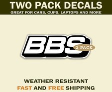 Bbs Sticker Car Tuning Motorsport Gear Bbs Wheels Decal 2 Pack