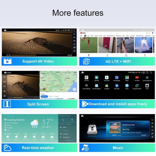 Android Screen Display CarPlay For Mercedes Benz GLA CLA A 180 C117 W176 10.25" - Picture 6 of 8