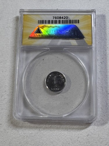 2012 Maldives 1 Laari Graded MS 65 by ANACS - Picture 8 of 8
