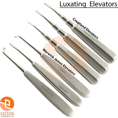 Surgical Warwick James Elevators Coupland Teeth Loosening Tooth Extraction Kit 