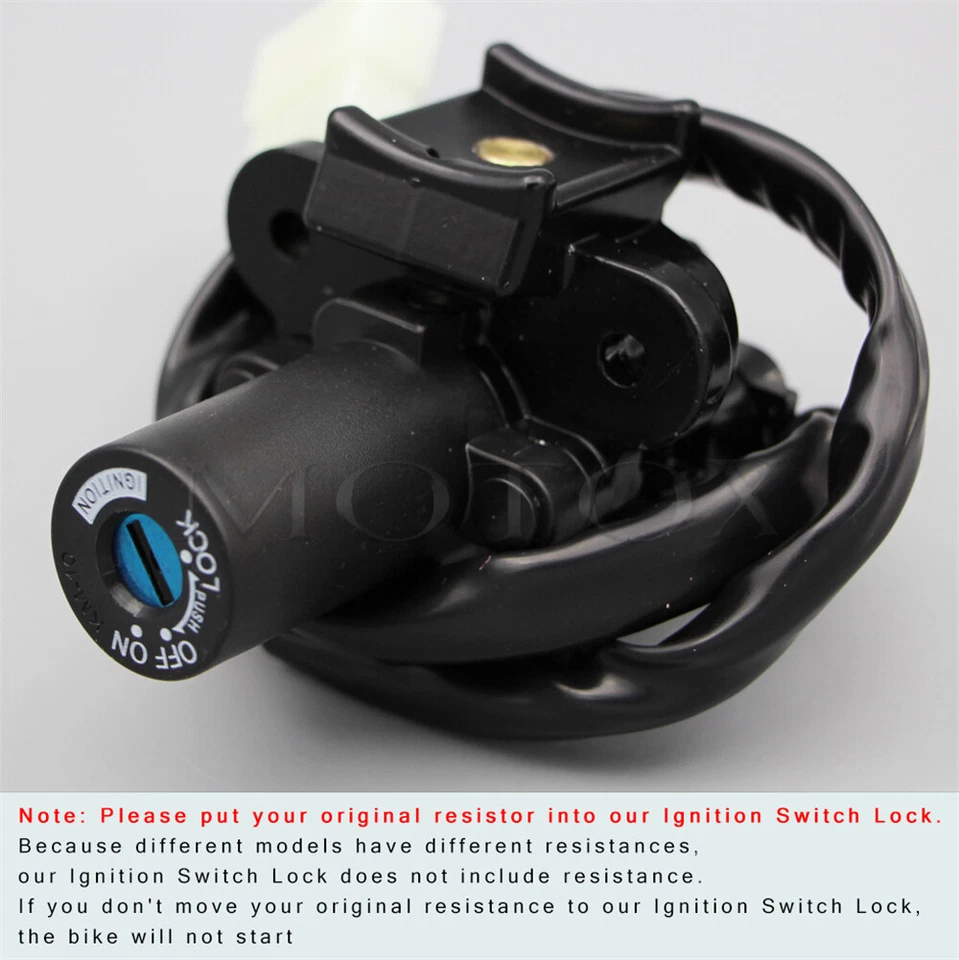 Interruptor de encendido bloqueo combustible tapa gasolina llave apta para Kawasaki Ninja ZX7R ZX7RR ZX9R Foto 3 de 4