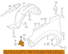 FORD OEM 11-19 Explorer Fender Fender Components-Front Bracket BB5Z16A143A