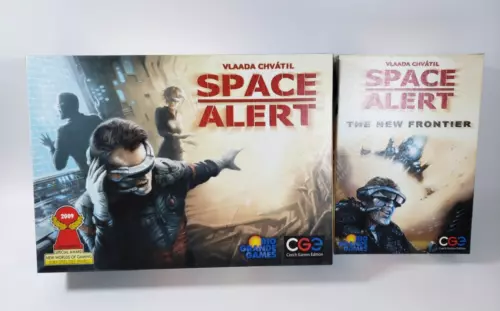 Space Alert Czech Games Ed. Vlaada Chvatil w/The New Frontier Expansion UNPLAYED