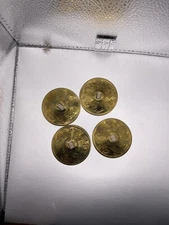 BELLY DANCE CYMBAL  ZILLS HIGH QUALITY FINGER Set  ENGRAVED BRASS 4 PCS