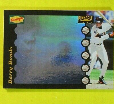 BARRY BONDS 1996 DENNY'S ACTION HOLO. Pinnacle #8 of 28 San BARRY BONDS 1996 DENNY'S ACTION HOLO. Pinnacle #8 of 28 San
