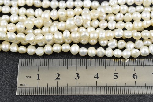 Handmade Sterling Silver 19 in Freshwater Pearl Necklace Toggle Heart - Picture 3 of 7