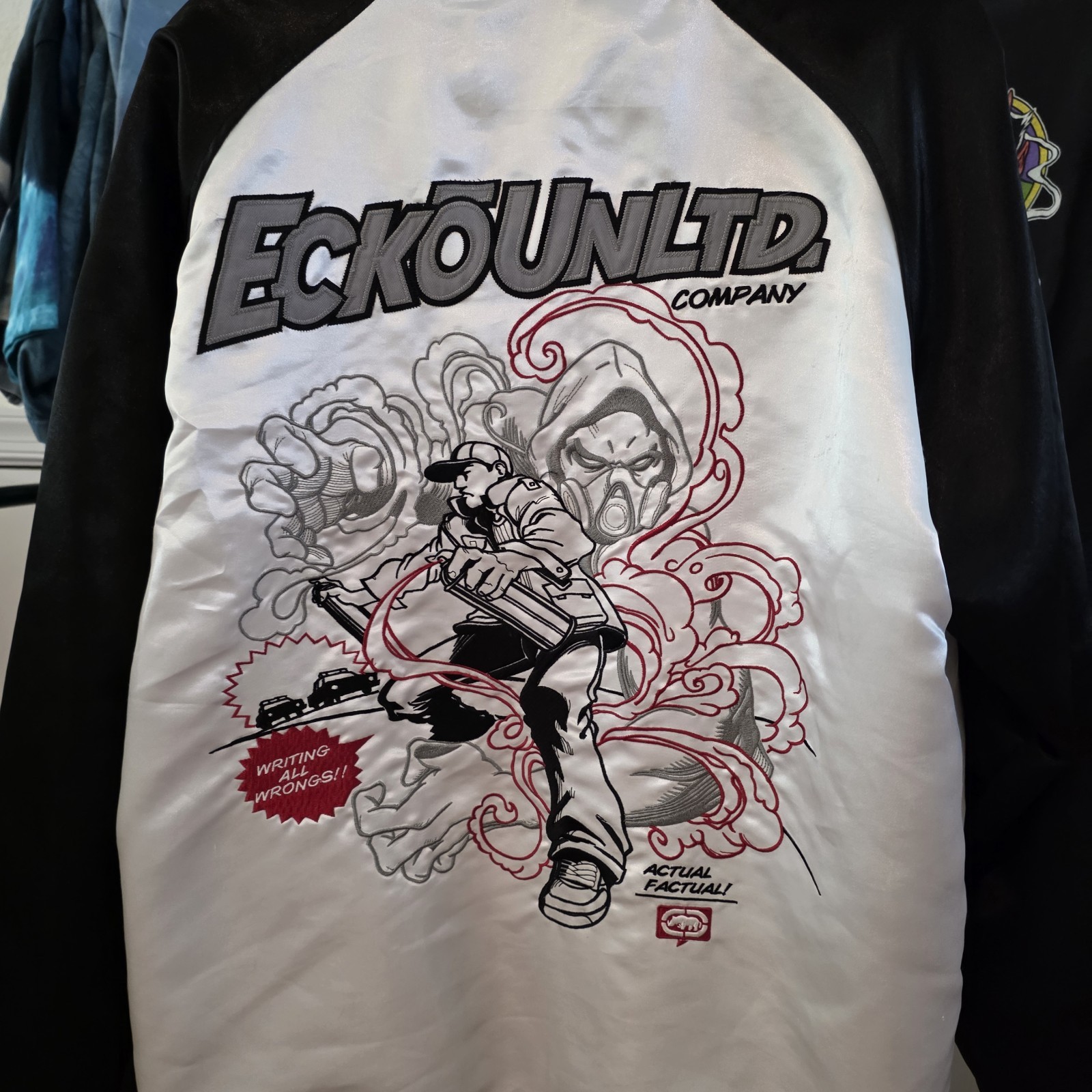 Vintage Y2K Ecko Unltd Comic Pattern Reversible J… - image 5