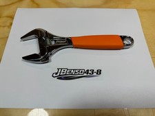 Snap-on Tools New Orange 8 Soft Grip Wide Mouth Adjustable Wrench Adhw8ao