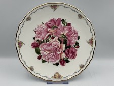 Royal Albert “Albertine Rose” Collector Plate 1990 Queen Mother’s Flowers