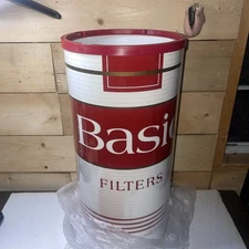 Vintage 90s Basic Filters Cigarettes Standing  Ashtray Philip Morris 21” SizeNIB