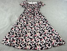 Unbranded Womens Pullover Midi Length Dress Multicolor Geometric Size XL