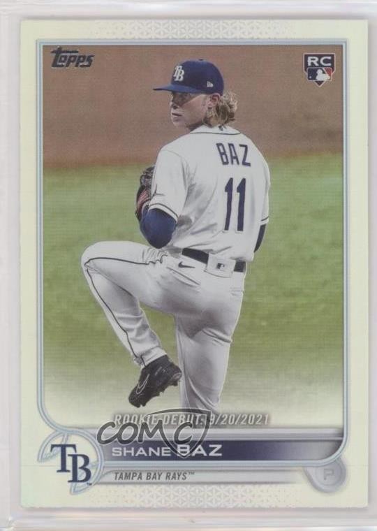 2022 Topps Update Rookie Debut Rainbow Foil Shane Baz #US240 05ns