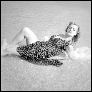 Serge Jacques Négatif photo 6x6 N&B – Paris Hollywood – Nude Vintage