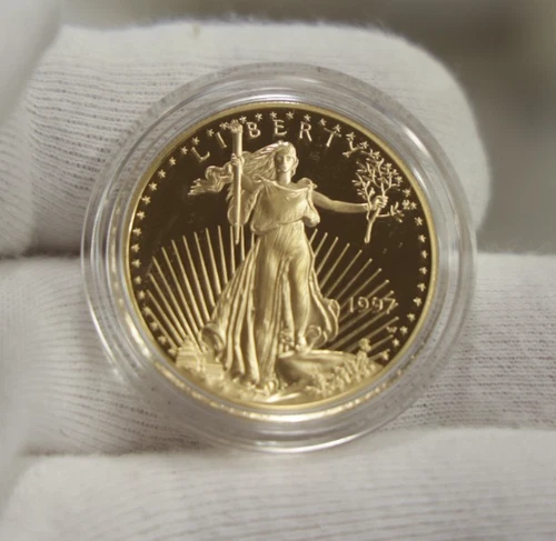 1997 W US 1 oz Proof Gold Eagle 1 oz $50 Gem Coin