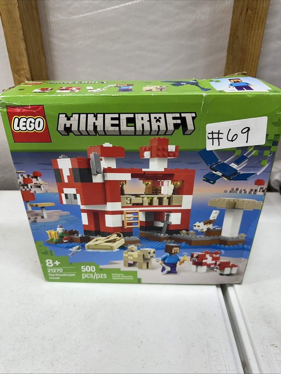 LEGO Minecraft The Mooshroom House Toy Figures and Building