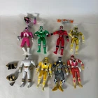 Vintage 1990’s Power Rangers Assorted lot Of 8 Figures+ Roughly 5.5”  Tall
