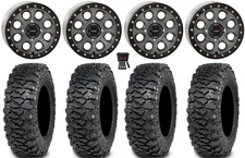 System 3 SB-7 15" Wheels Ti (6+1) 30" Savage XT Tires Yamaha YXZ (2019+)