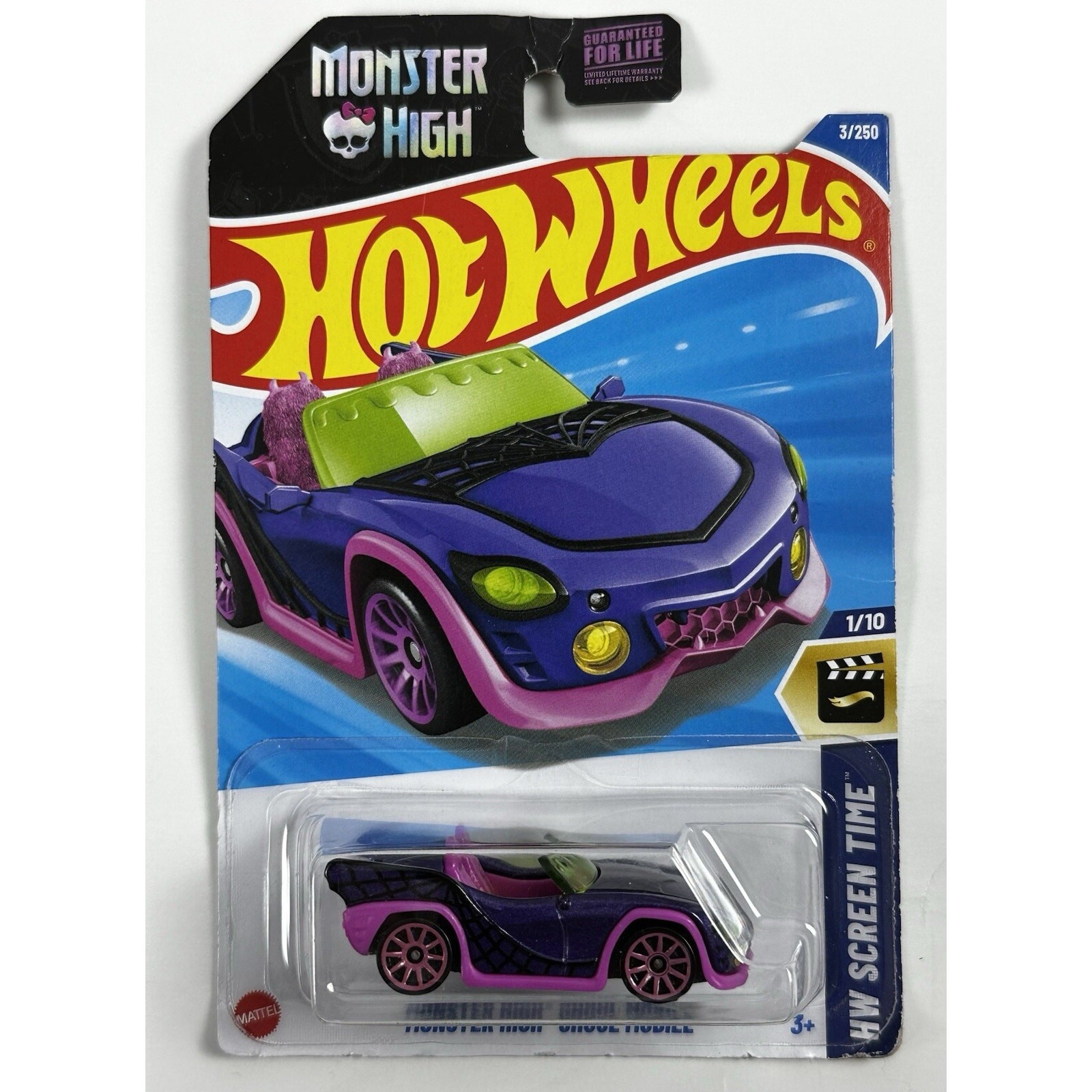 Hot Wheels 2025 Monster High Ghoul Mobile #3/250 New