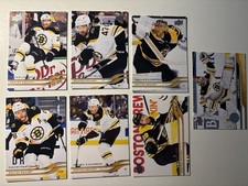 Boston Bruins Upper Deck Hockey Card Lot
