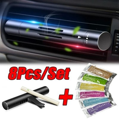 8-teiliges Auto Lüftungsgitter Parfüm Set Erfrischer Aroma Duft Auto Innenraum Zubehör