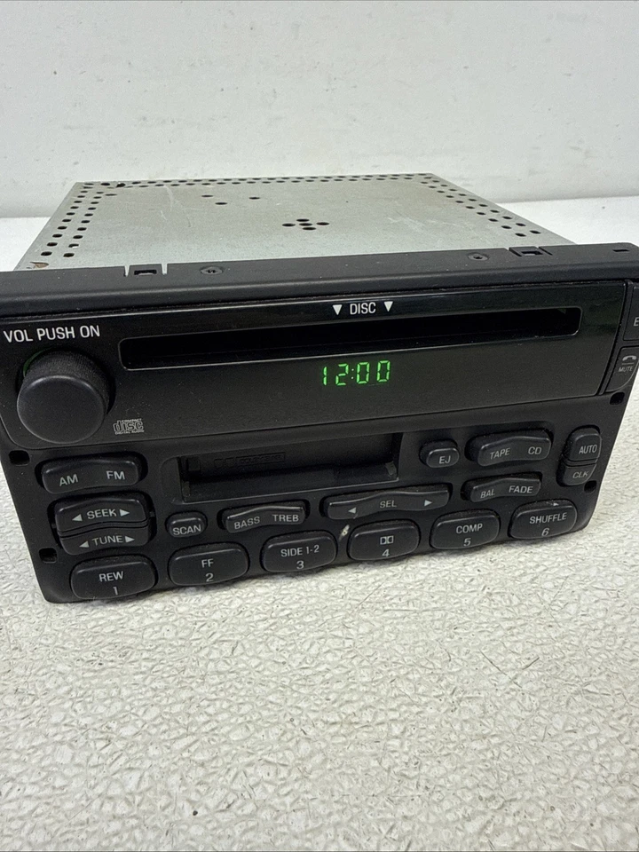 Receptor de radio reproductor de CD Ford F-150 AM FM 2001-2003 OEM YU3F-18C868-AA PROBADO Foto 2 de 4