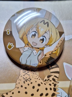 Kemono Friends Serval Can Badge Japan Anime