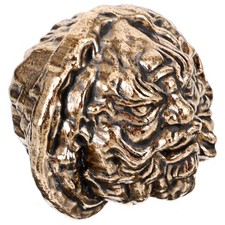  Chinese Style Walnut Hand Exercise Walnut Brass Carved Walnut Chinese Hand
