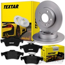 TEXTAR BREMSSCHEIBEN 271mm + BELÄGE HINTEN passend für FORD FOCUS 3 III MK3