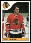 1985 Topps Hockey Tom Lysiak #23