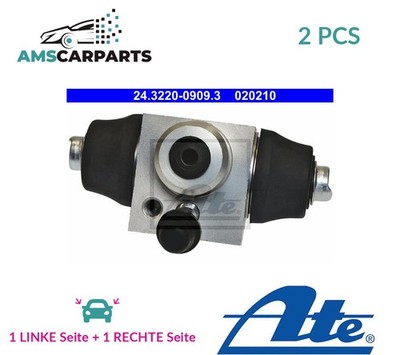 RADBREMSZYLINDER TROMMELBREMSE PAAR HINTEN 243220-09093 ATE 2PCS P NEU