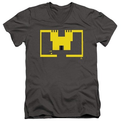 Atari Adventure Screen Art Licensed Adult Unisex T-Shirt V-Neck Tee SM-2X