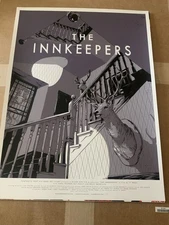 THE INNKEEPERS MONDO MOVIE POSTER BY MATTHEW WOODSON LTD EDITION SCREEN PRINT
