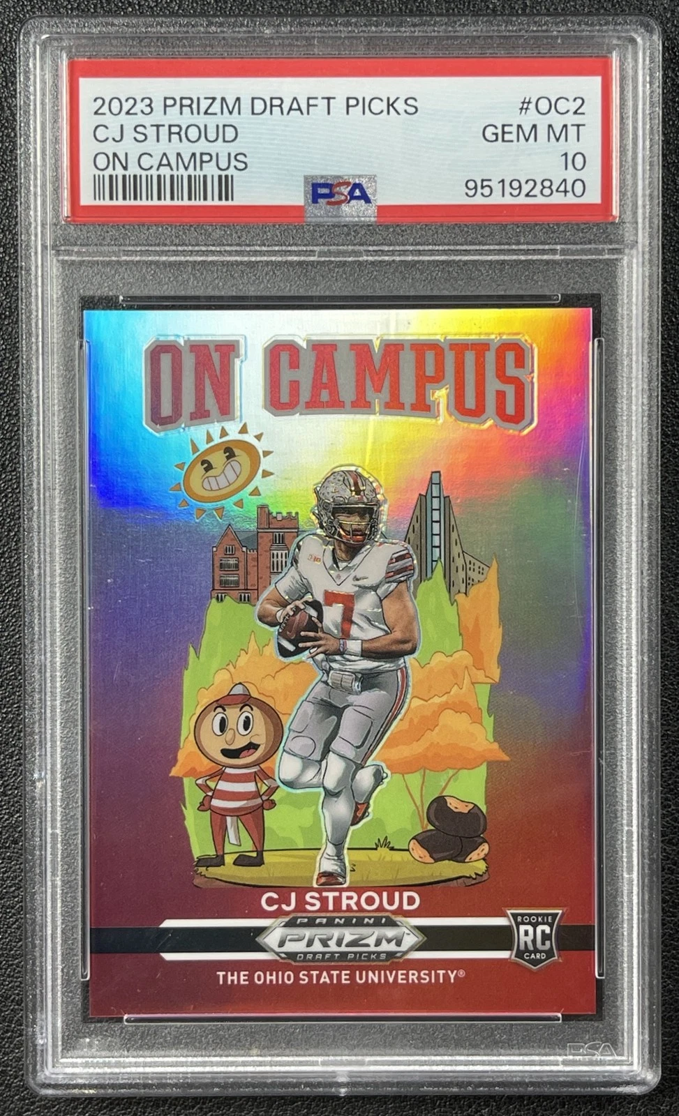 CJ Stroud Panini Prizm Draft Picks on Campus #OC2 Base