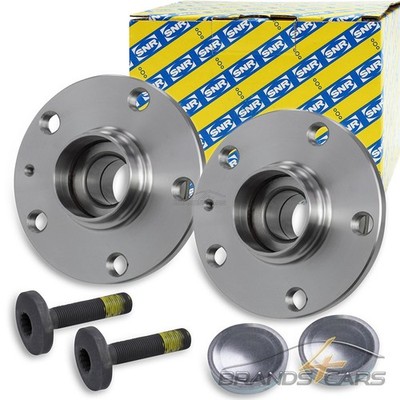 SNR 2x RADLAGER SATZ RADNABE HINTEN FÜR AUDI A3 8P TT SEAT ALHAMBRA ALTEA LEON