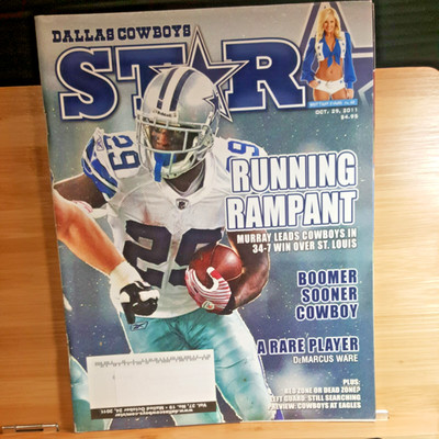 Dallas Cowboys Star Magazine October 29th 2011 Volume 37 Number 19    E03002