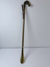 Long Handle Shoe Horn Dog Head Scottish Terrier Made in Italy 24"